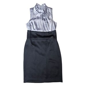 NW Collections Evening Dress. Silver and black. Size 6